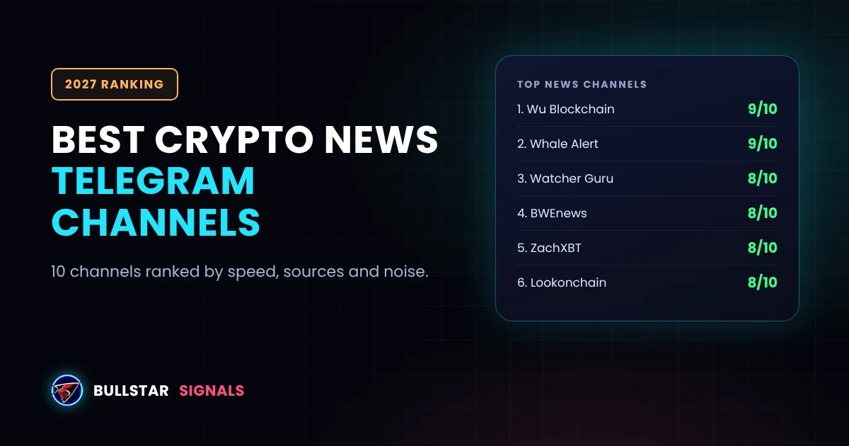 Best Crypto News Telegram Channels 2027 (Ranked)