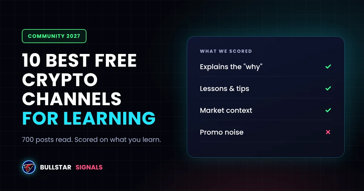 10 Best Free Crypto Telegram Channels for Learning (2027, Tested)