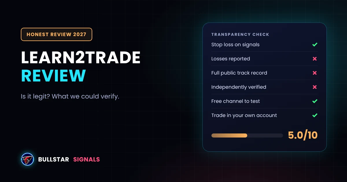 Learn2Trade Review 2027: Is It Legit?