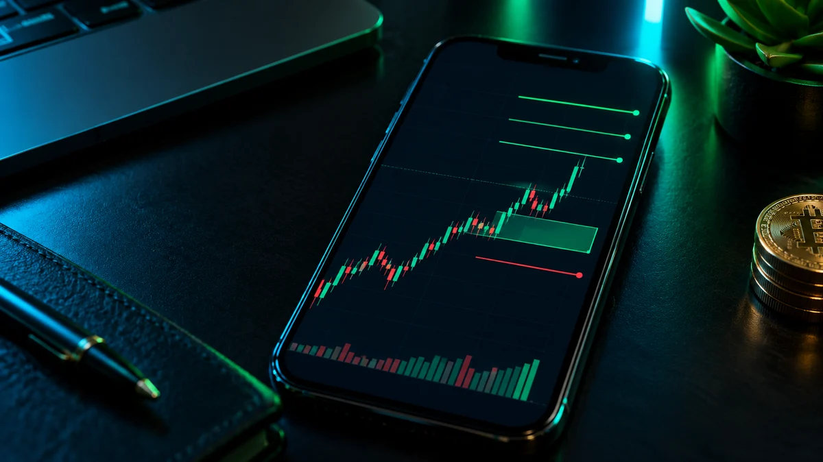 Anatomy of a VIP crypto signal with entry zone, targets and stop loss